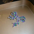 Sparkling Zircon Bow Brooch Copper French Light Luxury Fashion Clothing Accessory view 2