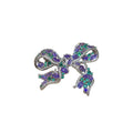 Sparkling Zircon Bow Brooch Copper French Light Luxury Fashion Clothing Accessory view 5
