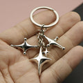 Zinc Alloy Star Shape Keychain Bag Charm Gift view 4