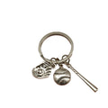 Metal Baseball Bat Glove Keychain Sports Gift view 5