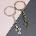 Zinc Alloy Cross Keychain For Bag Charm Gift view 1