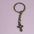 Zinc Alloy Cross Keychain For Bag Charm Gift view 6