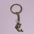 Zinc Alloy Heart Dolphin Keychain Bag Charm Gift view 6