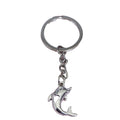 Zinc Alloy Heart Dolphin Keychain Bag Charm Gift view 5