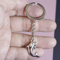 Zinc Alloy Heart Dolphin Keychain Bag Charm Gift view 4