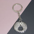 Zinc Alloy Simple Double Fish Keychain Key Ring Gift view 1