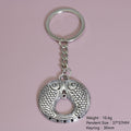 Zinc Alloy Simple Double Fish Keychain Key Ring Gift view 2