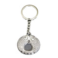 Zinc Alloy Simple Double Fish Keychain Key Ring Gift view 5