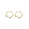 Minimalist Iron Bow Hoop Earrings Korean Light Luxury Chic Versatile Fashion Ear Jewelry view 5