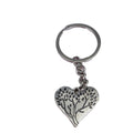 Zinc Alloy Tree Of Life Heart Keychain Bag Charm Gift view 5