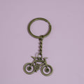 Metal Bicycle Keychain Bag Charm – Antique Copper view 6