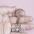 Metal Bicycle Keychain Bag Charm – Antique Copper view 4