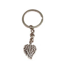 Metal Hollow Leaf Keychain Bag Charm Gift view 5