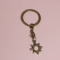 Zinc Alloy Sun Pendant Keychain Celestial Bag Charm Gift view 6