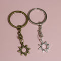 Zinc Alloy Sun Pendant Keychain Celestial Bag Charm Gift view 3