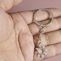 Zinc Alloy Sun Pendant Keychain Celestial Bag Charm Gift view 4