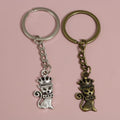 Metal Crown Cat Keychain Bag Charm Gift view 3