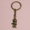 Metal Crown Cat Keychain Bag Charm Gift view 6