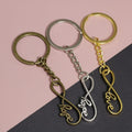 Zinc Alloy Hope Letter Keychain Inspirational Bag Charm view 1