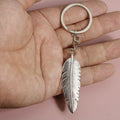 Zinc Alloy Minimalist Feather Keychain Bag Charm Gift (6215) view 4