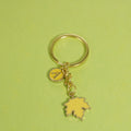 Zinc Alloy Maple Leaf Letter Keychain Bag Charm view 4