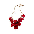 Minimalist Alloy Petal Tassel Necklace Light Luxury Floral Collarbone Fashion Jewelry view 5