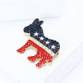 Alloy Donkey Brooch Creative Unisex Clothing Lapel Pin Accessory view 2