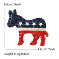 Alloy Donkey Brooch Creative Unisex Clothing Lapel Pin Accessory view 4