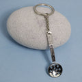 Zinc Alloy Minimalist Skimmer Spoon Keychain For Kitchen Gift view 3