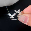 Korean Forest Style Butterfly Open Adjustable Ring For Women, Sweet Fresh Fashion Accessory view 2