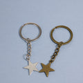Metal Simple Star Keychain Bag Charm Gift view 1