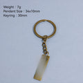 Zinc Alloy Safe Driving Letter Keychain Car Key Ring view 2