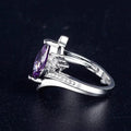 3D Micro Pave Geometric Ring For Women, Marquise Line Design Fashion Korean Jewelry view 3