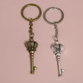 Zinc Alloy Unlocking Key Shape Keychain Key Ring Gift view 3