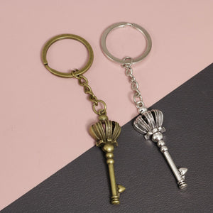 Zinc Alloy Unlocking Key Shape Keychain Key Ring Gift