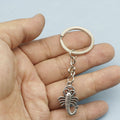 Metal Shrimp Lobster Keychain Seafood Bag Charm Gift view 4