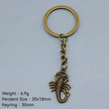 Metal Shrimp Lobster Keychain Seafood Bag Charm Gift view 2