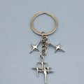 Metal Star Cluster Keychain Bag Charm Gift view 6