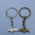 Zinc Alloy Friends Heart Wings Keychain Gift Key Ring view 1