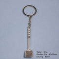 Metal Shovel Shape Keychain Bag Charm Gift view 2