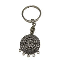 Metal Flower Geometric Keychain Bag Charm Gift for Women view 5