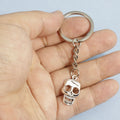 Zinc Alloy Skull Keychain for Bag Charm Gift view 3