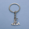 Zinc Alloy Aloha Hawaii Letter Keychain Bag Charm Gift view 6