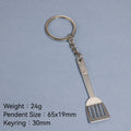 Metal Minimalist Shovel Keychain Tool Gift view 2