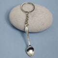 Zinc Alloy Spoon Shape Keychain For Kitchen Gift view 4