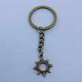 Metal Sun Keychain Bag Charm Gift for Women view 6