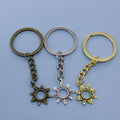 Metal Sun Keychain Bag Charm Gift for Women view 1