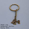 Zinc Alloy Minimalist Bridge Keychain Bag Charm Gift view 2