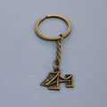 Zinc Alloy Minimalist Bridge Keychain Bag Charm Gift view 6