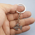 Zinc Alloy Minimalist Bridge Keychain Bag Charm Gift view 4